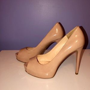 Guess Peep-Toe Platform Pumps